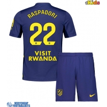 Atletico Madrid Giacomo Raspadori #22 Replica Away Minikit 2025-26 Short Sleeve (+ pants)